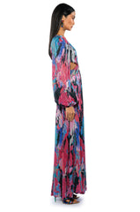 ON MY WAY LONG SLEEVE MAXI DRESS