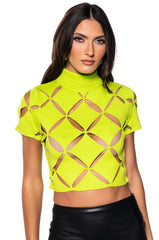 PARALLEL DIMENSIONS CROPPED SWEATER