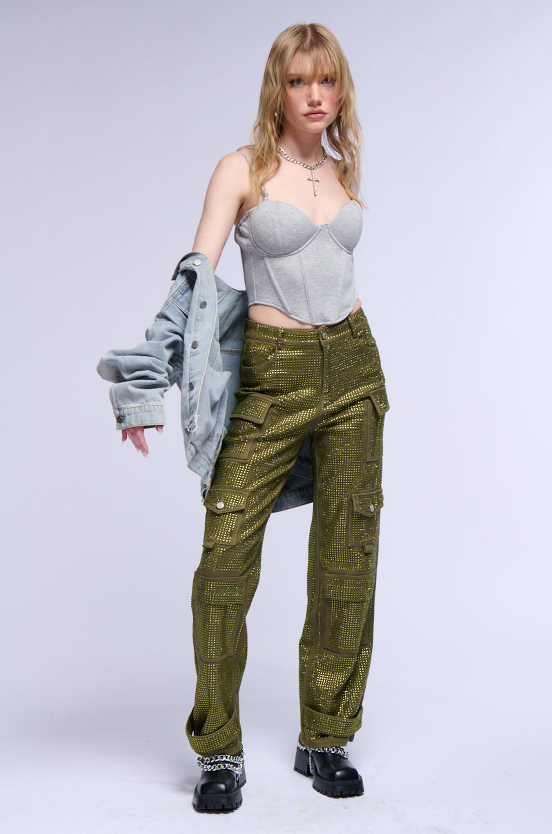 PAXTON CASUAL CUTIE KNIT CORSET TOP