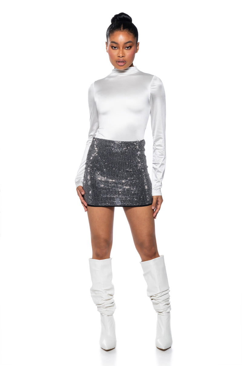 PAXTON NEW SHINE REVERSIBLE ZIP UP BODYSUIT