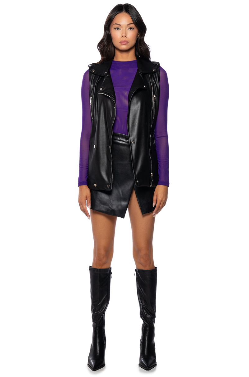 PAXTON SEXY MESH CASUAL BODYSUIT
