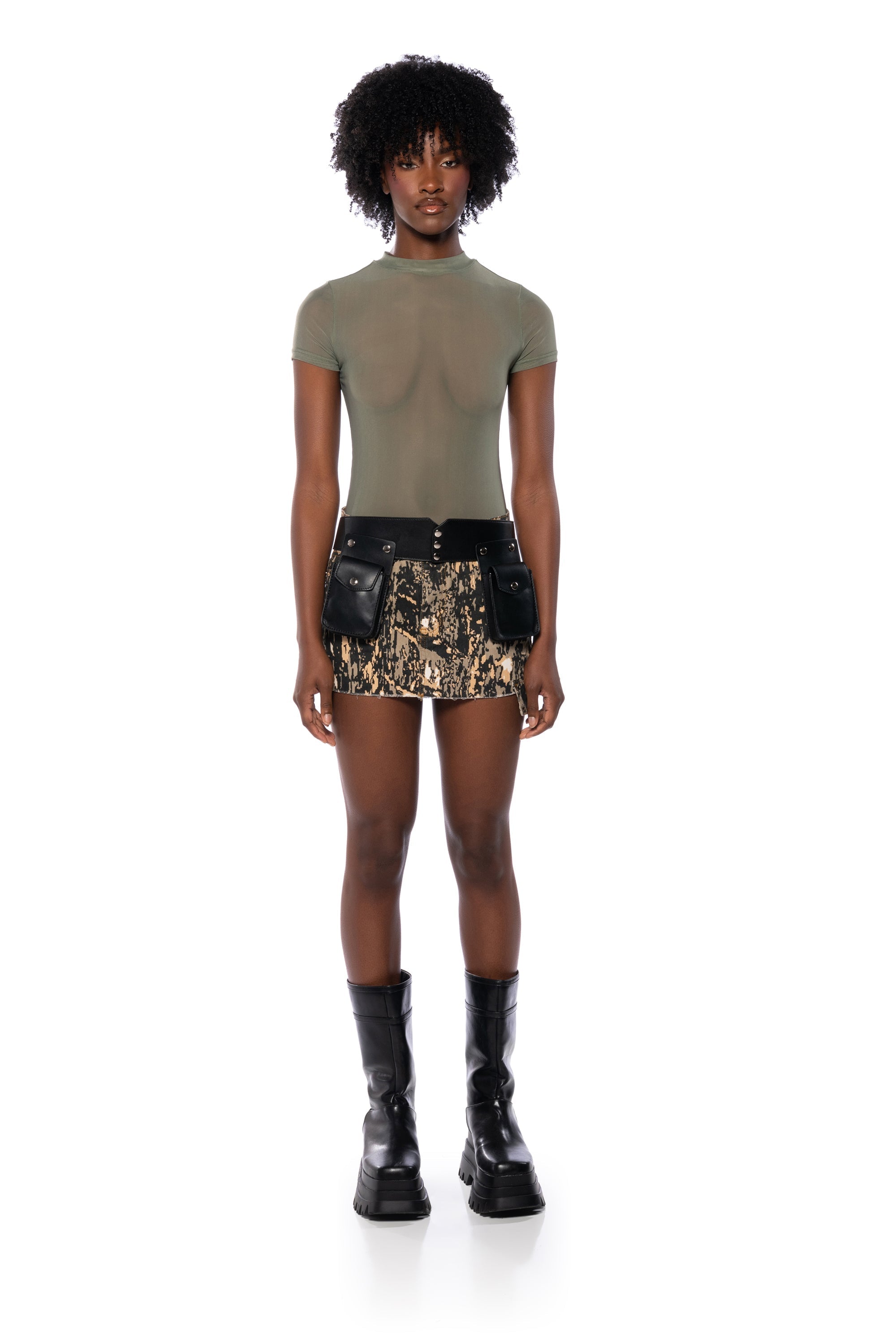 PAXTON SHORT SLEEVE MESH BODYSUIT