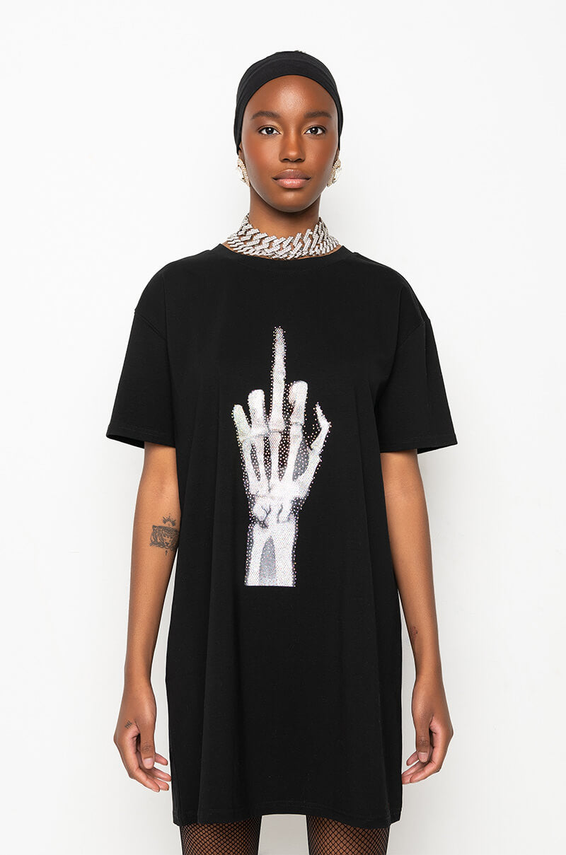 PERIODT GRAPHIC T SHIRT DRESS