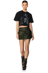 PHOEBE OVERSIZED POCKETS MINI SKIRT