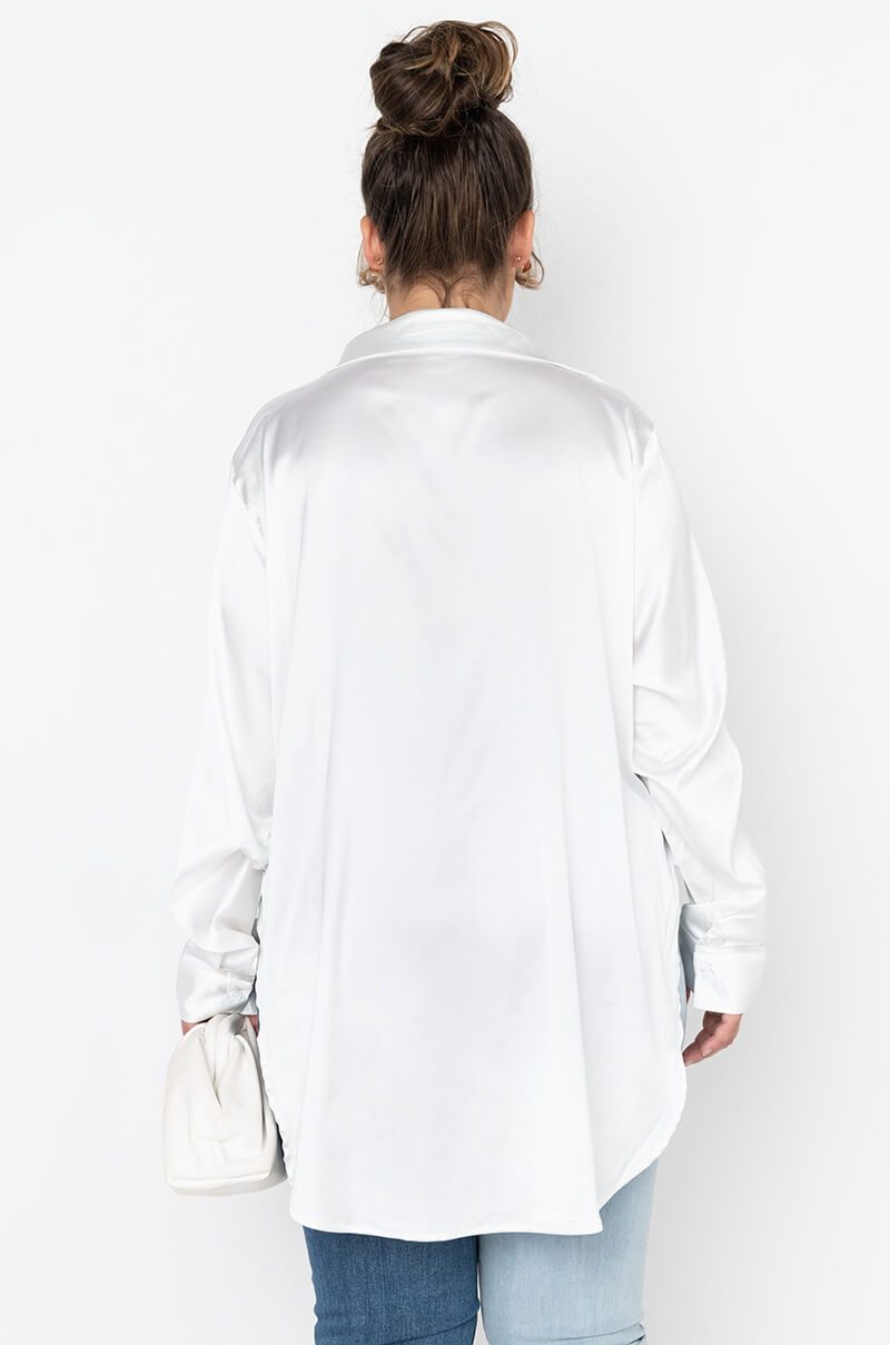 READY FOR ANY OCCASION SATIN SHIRT PLUS SIZE