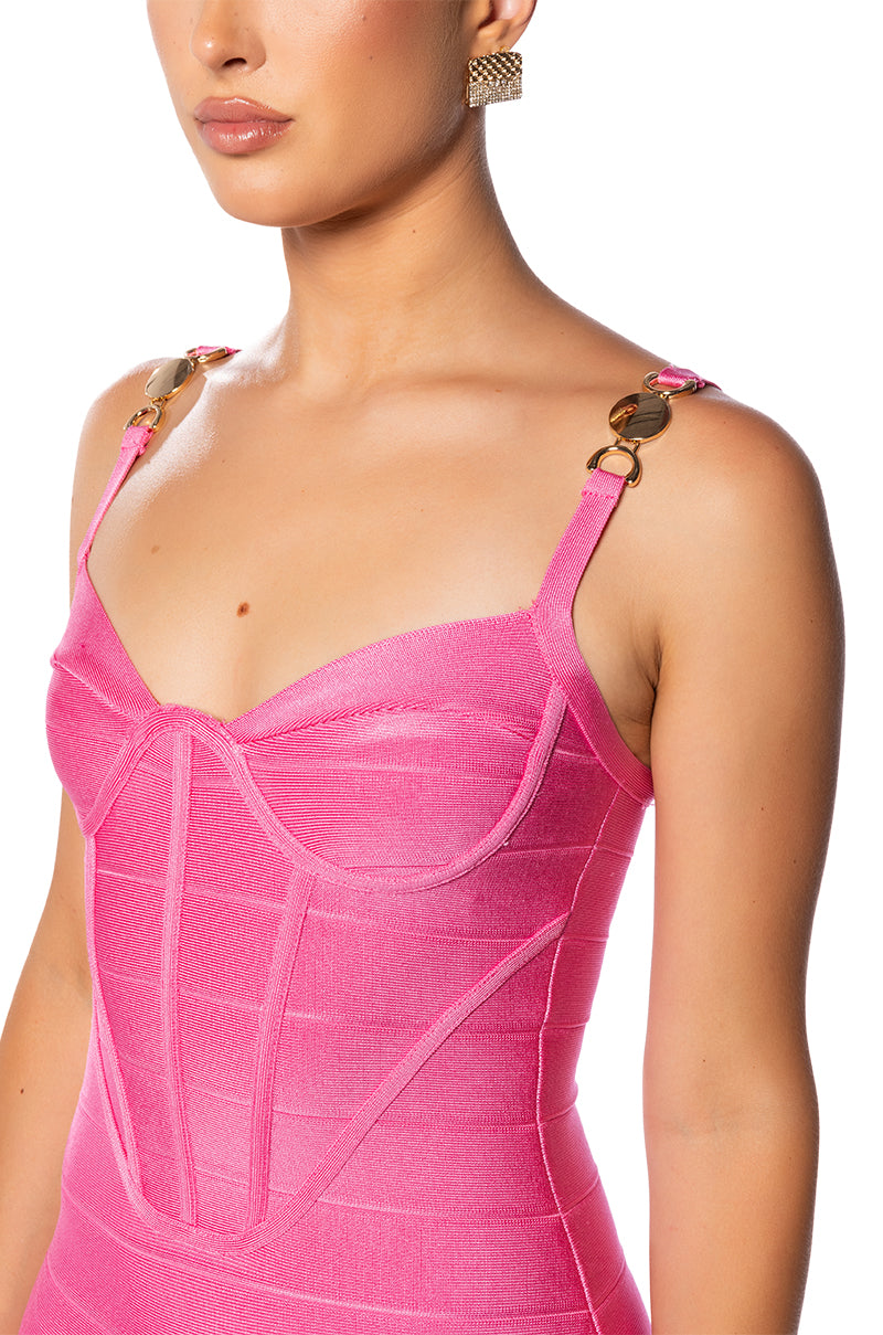 QUINN BANDAGE MINI DRESS