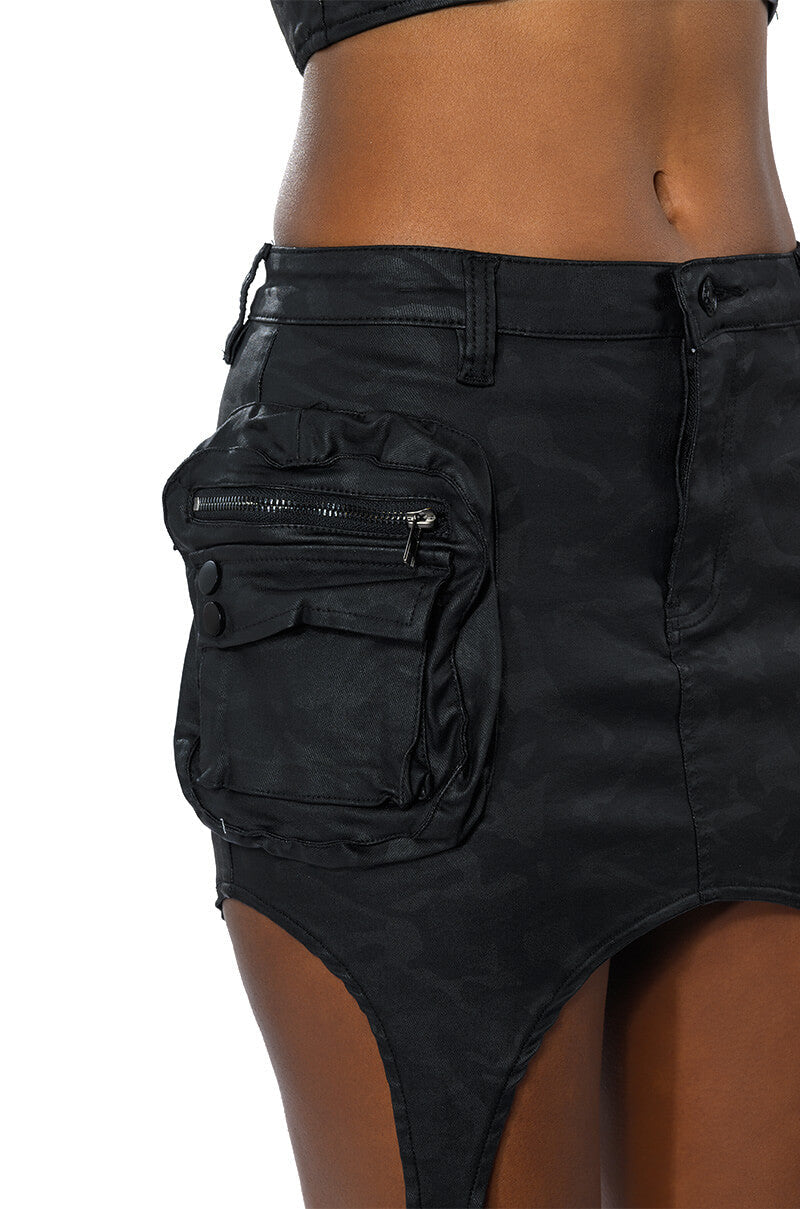 RANGER CAMO MINI SKIRT