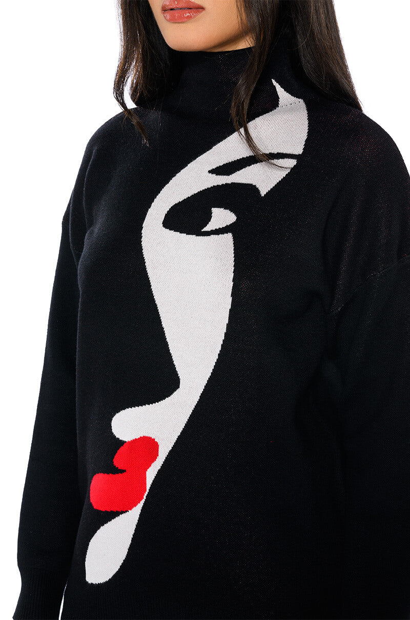 REFLECTIONS LONG SLEEVE SWEATER