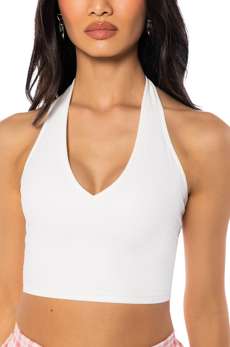 RIO HALTER CROP TOP
