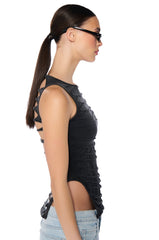 RIP ME OUT DISTRESSED KNIT TANK TOP