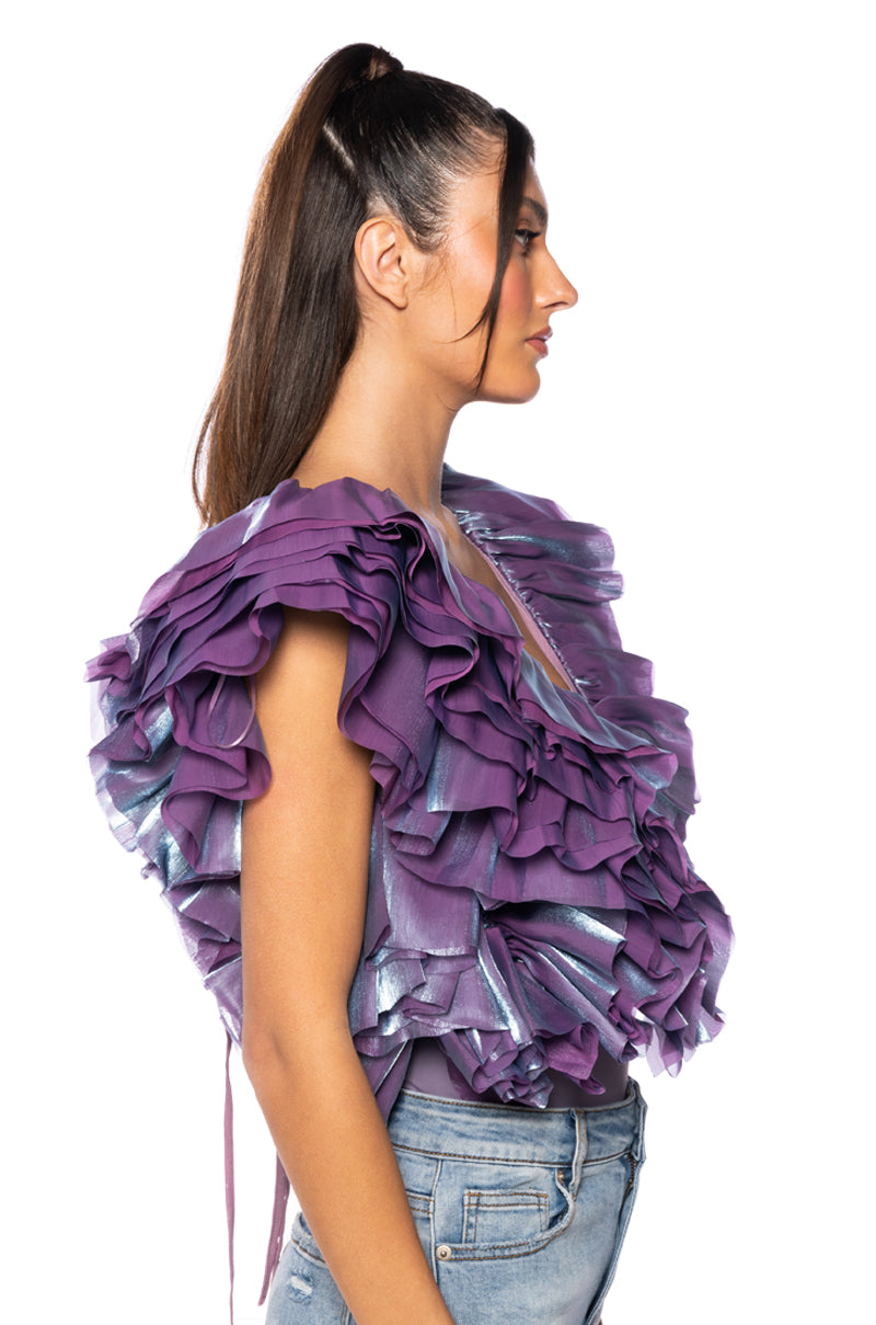 ROMANTIC RUFFLED BODYSUIT