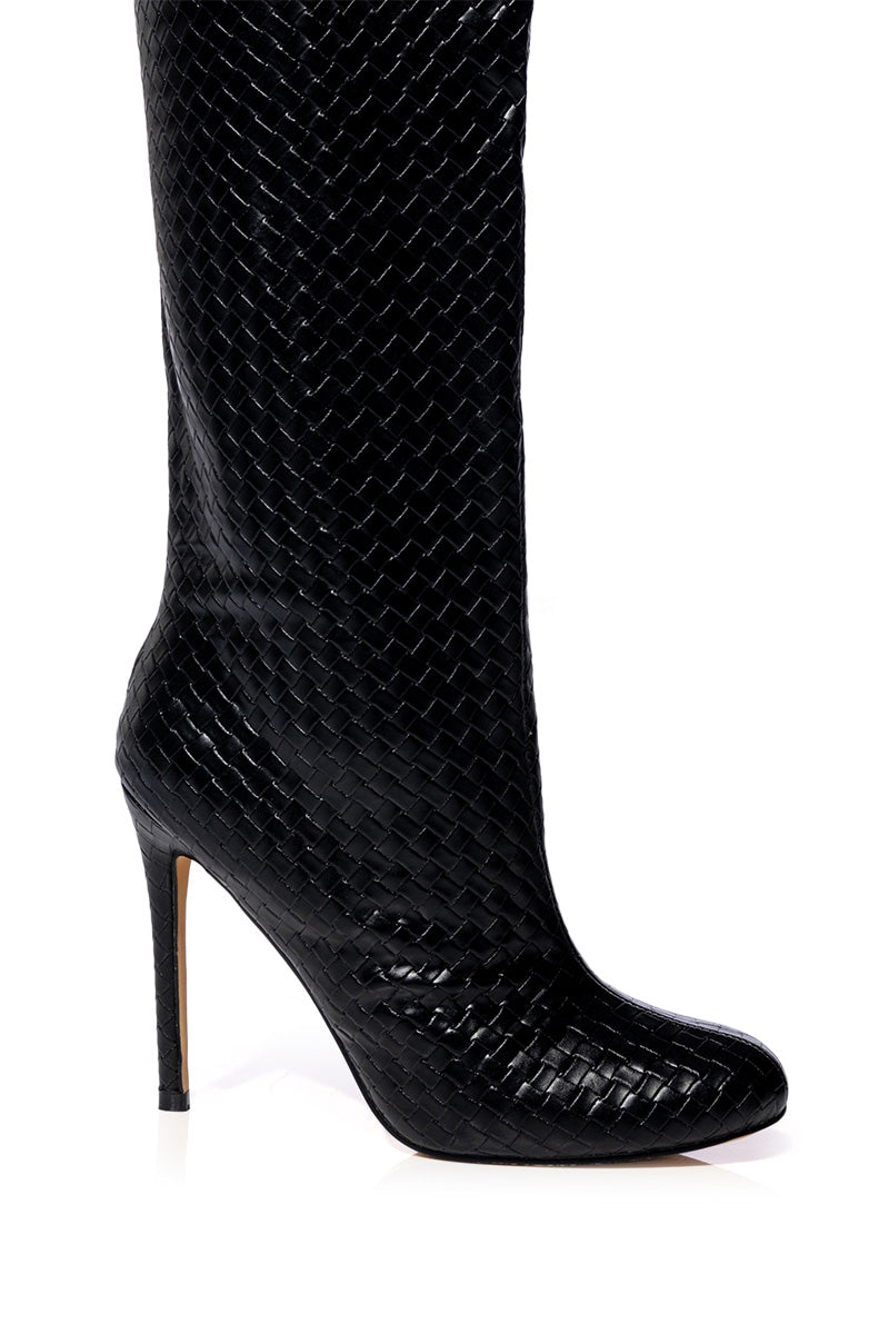 RONNIE OVER THE KNEE BOOT IN BLACK