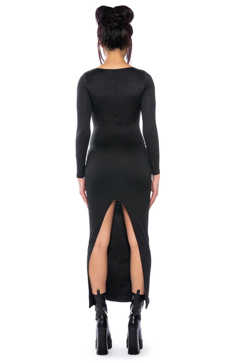 GOOD AS GOLD DOUBLE LAYER MAXI DRESS